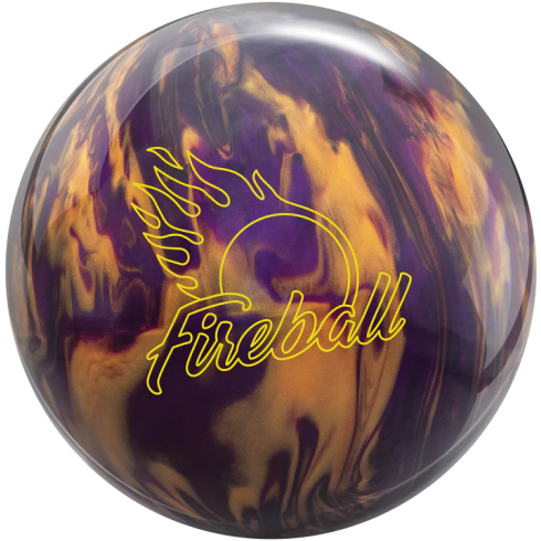 Ebonite Fireball Purple/Gold