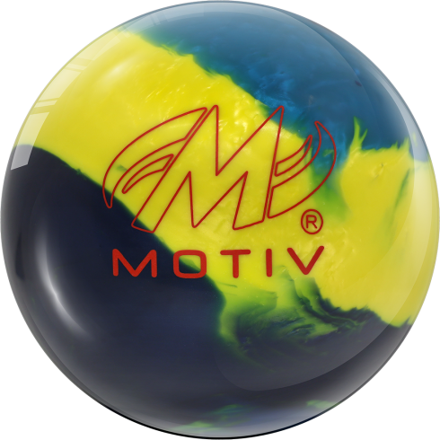 Motiv Ascend Navy/Teal/Yellow M Logo