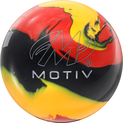 Motiv Ascend Red/Black/Tangerine M Logo