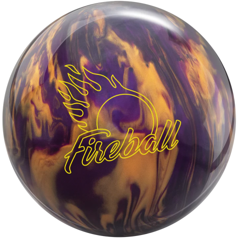 Ebonite Fireball Purple/Gold